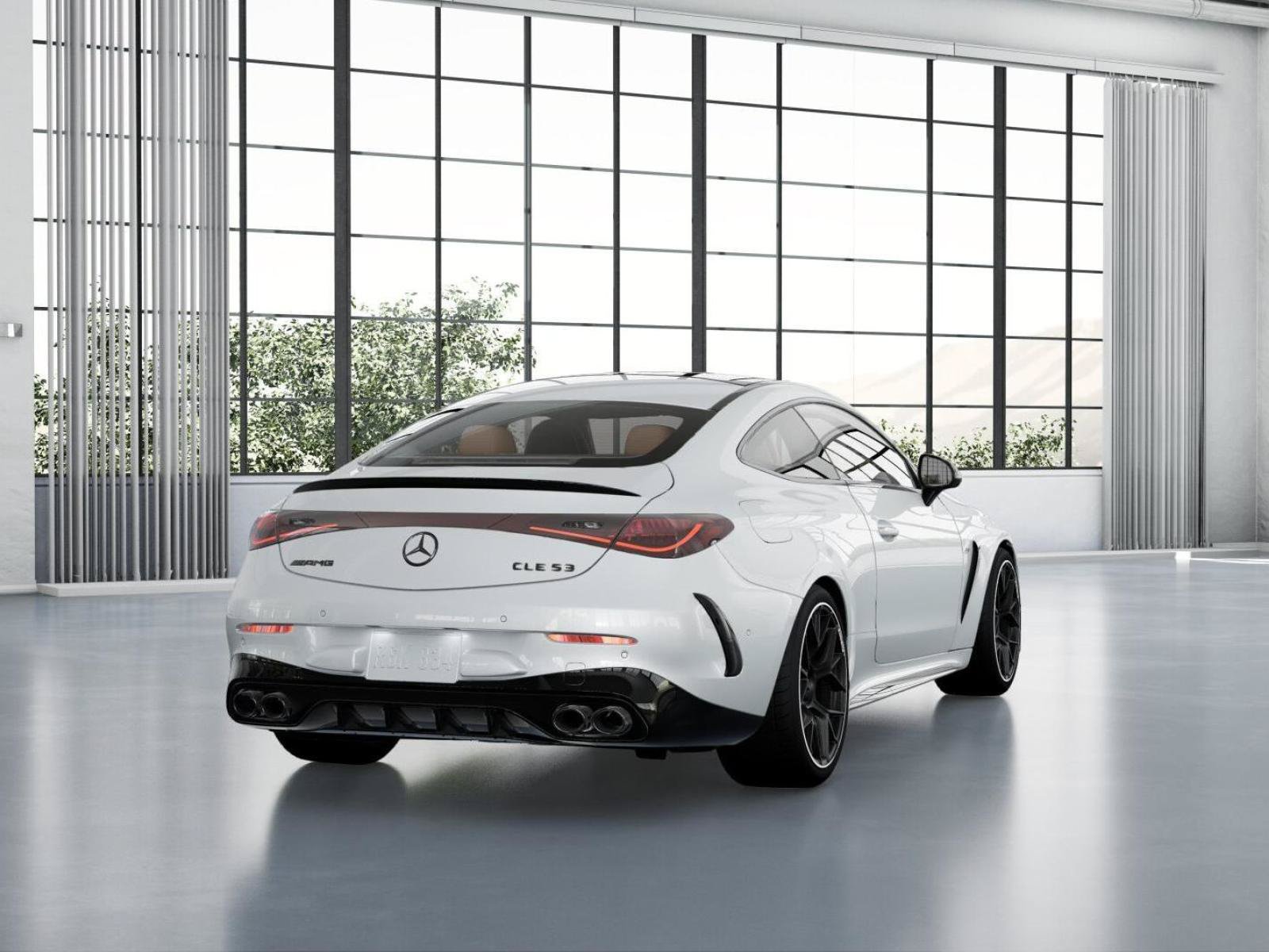 New 2026 MANUFAKTUR Moonlight White Metallic Mercedes-Benz AMG® CLE 53 4MATIC+ Coupe image 35
