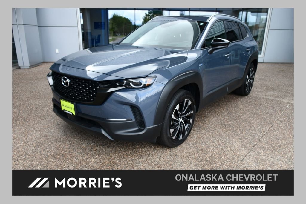Used 2025 Gray Mazda Premium Plus Hybrid image 1