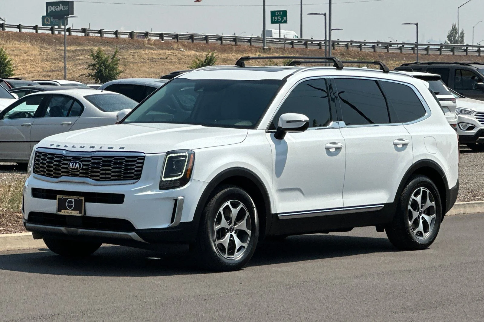 Used 2020 White Kia EX image 7