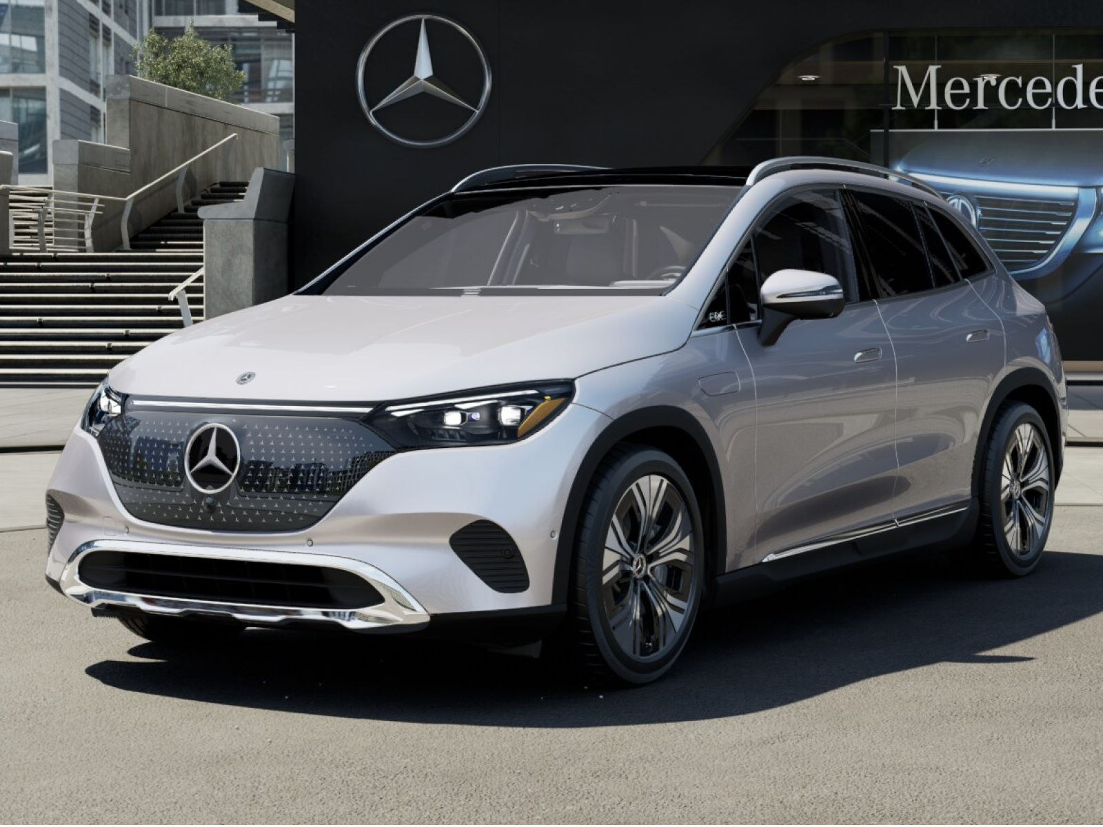 New 2027 Cirrus Silver Metallic Mercedes-Benz EQE 320 image 1