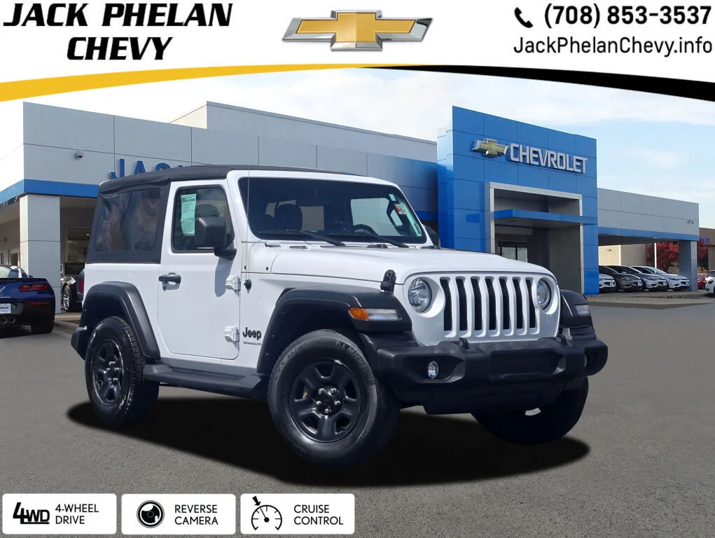 Used 2022 White Jeep Sport 4x4 image 1