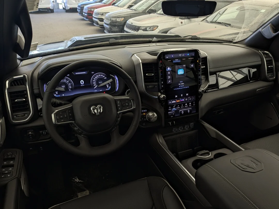 New 2026 Black RAM Laramie - - Twin Turbo - 22 Black Wheels - 14.4 Screen - Harman/Kardon - Pano Sunroof & More! image 27
