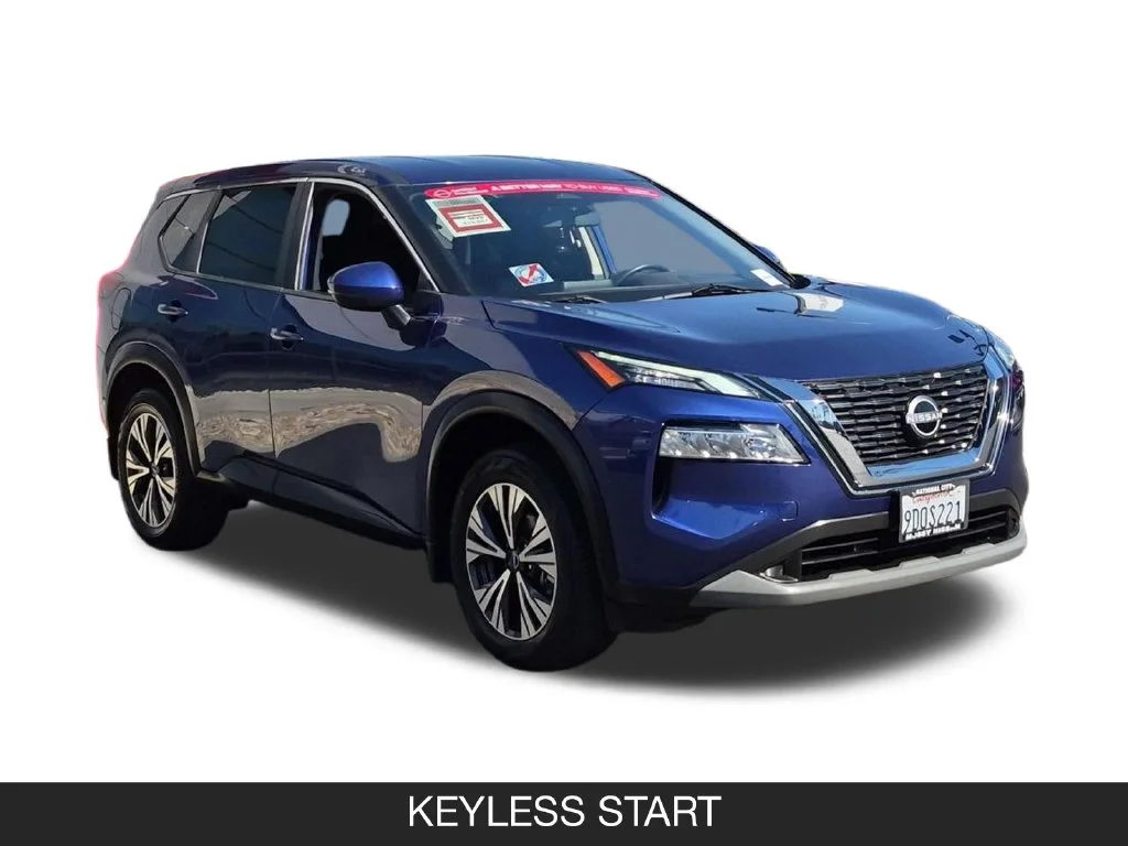 Used 2023 Blue Nissan SV image 2