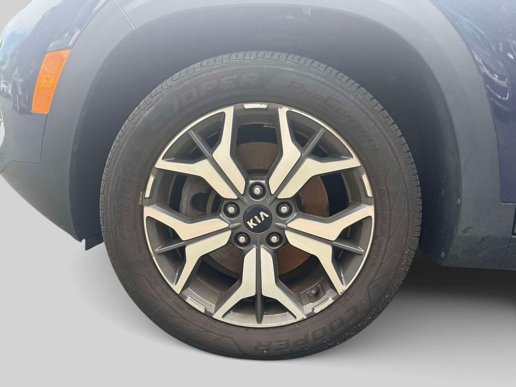 Used 2021 Blue Kia EX image 8