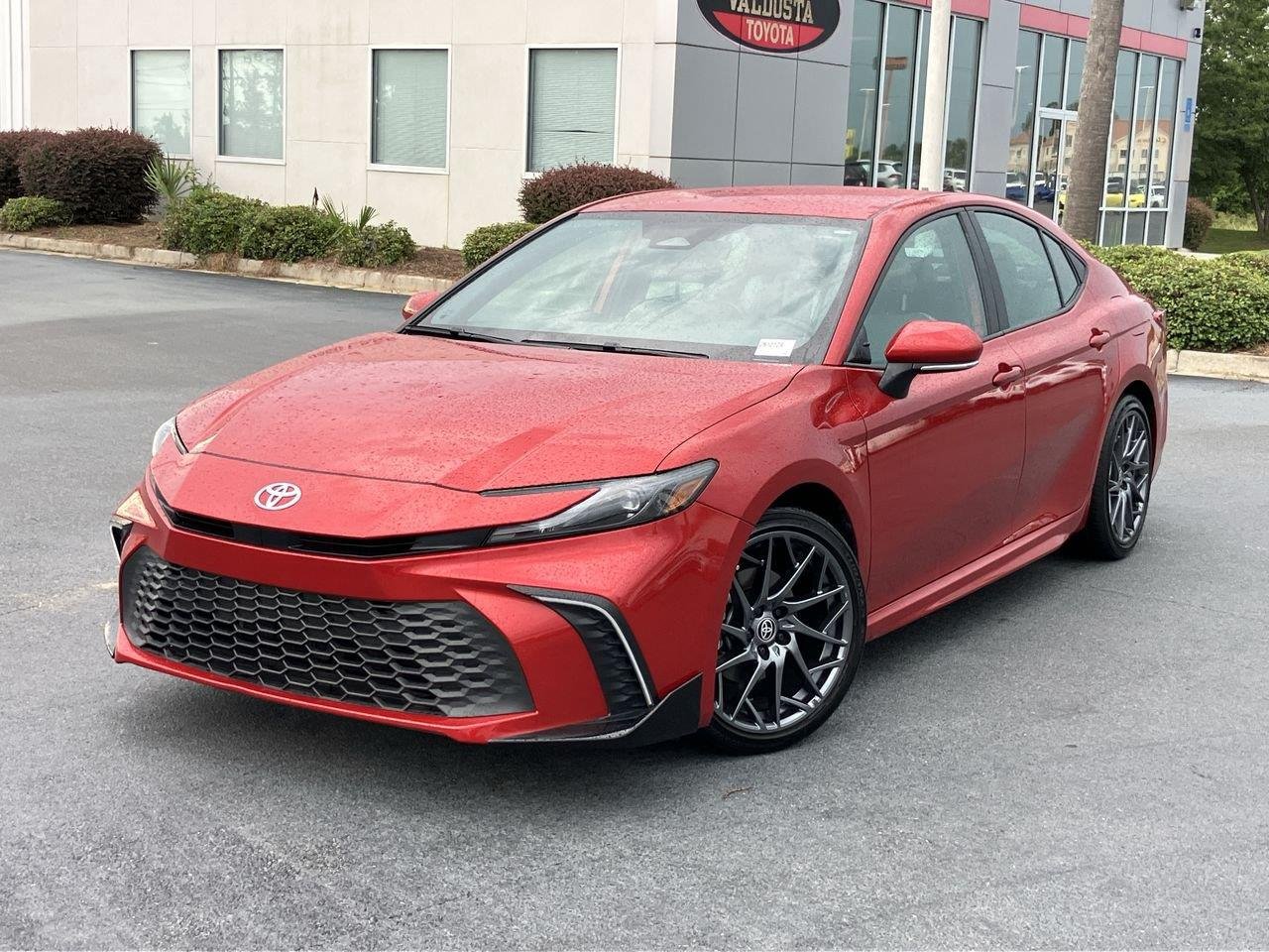 Used 2025 Red (Supersonic Red) Toyota SE image 1