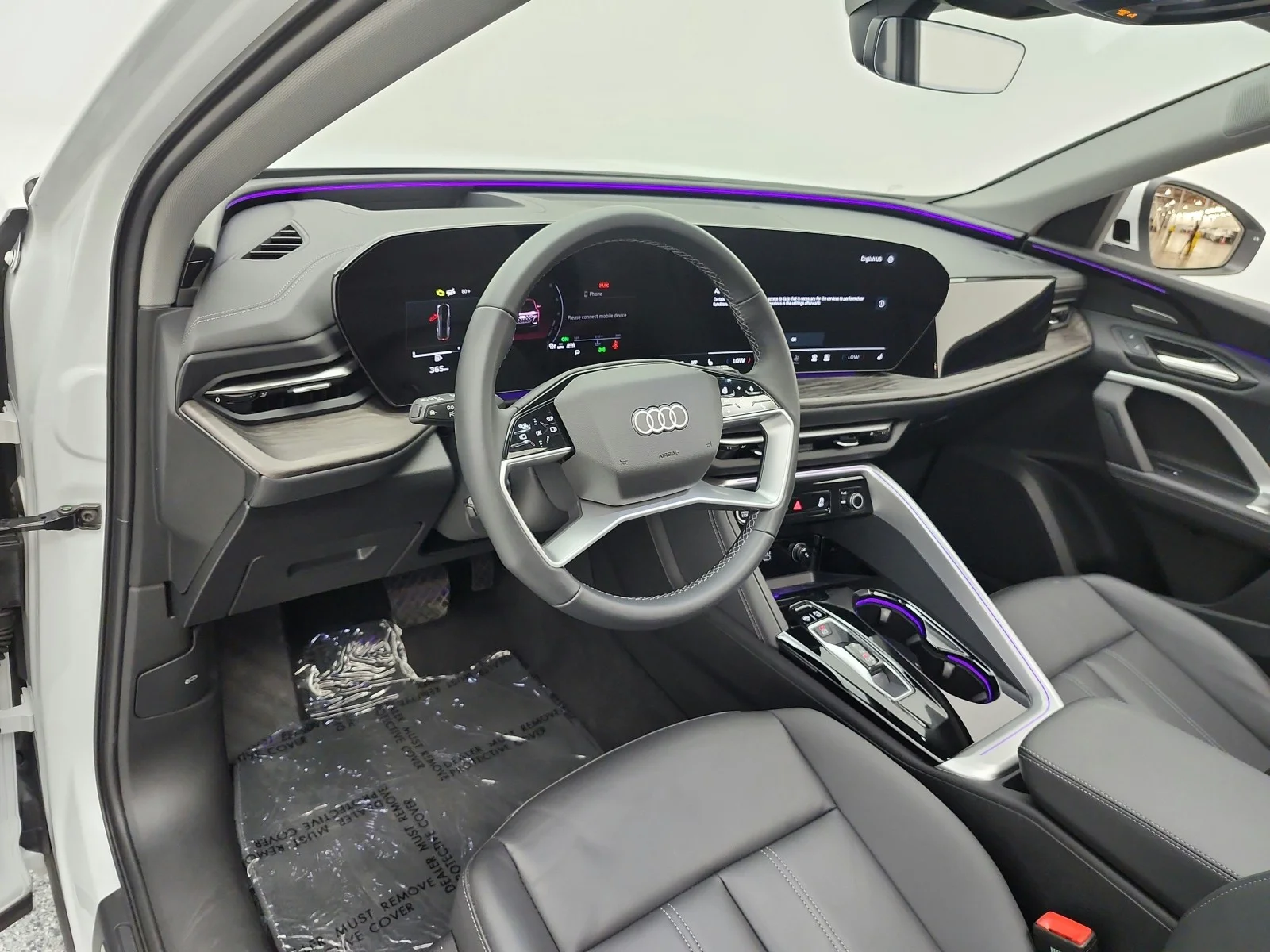 Used 2025 Glacier White Metallic Audi Premium Plus image 9