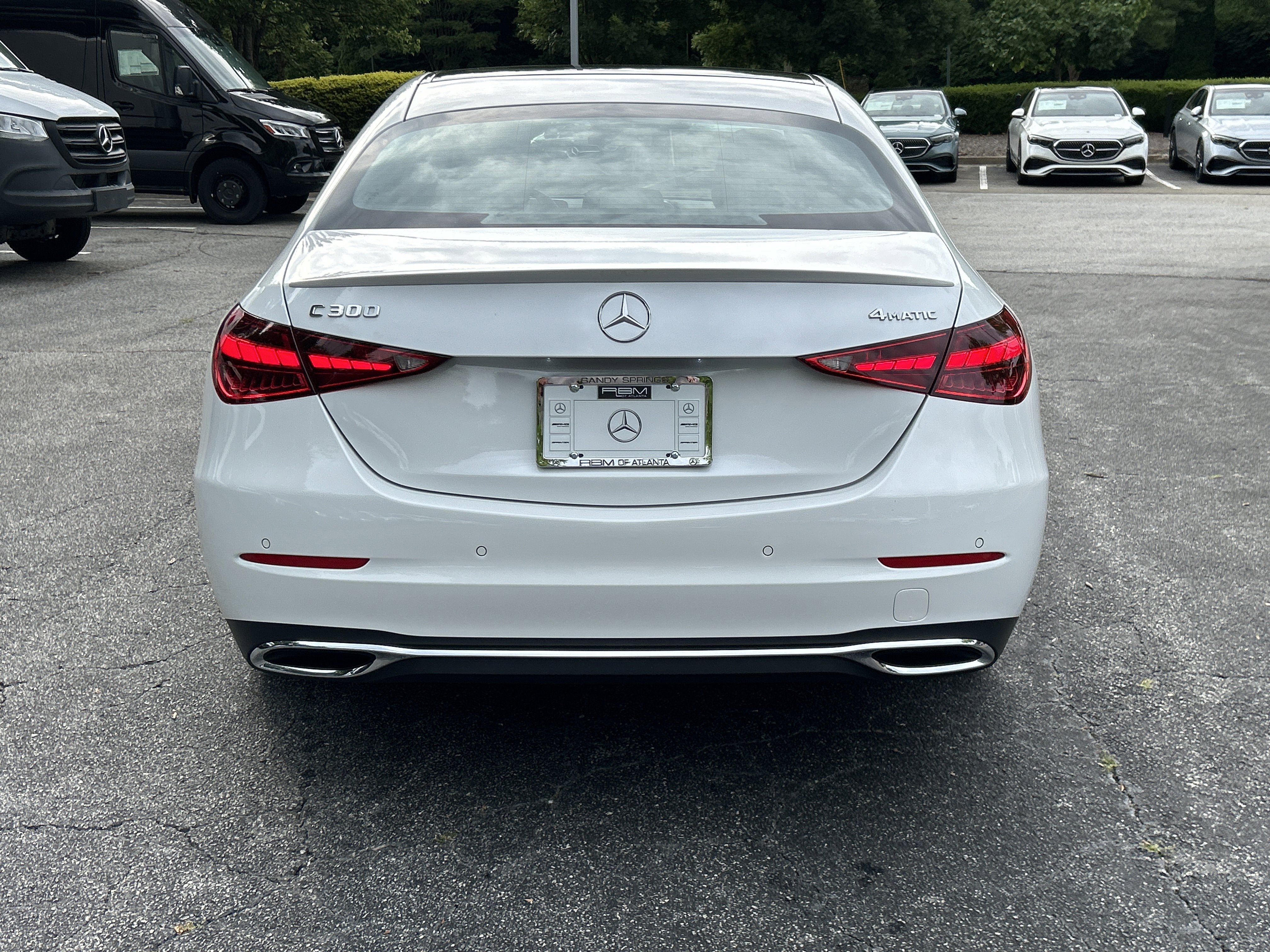 New 2026 MANUFAKTUR Moonlight White Metallic Mercedes-Benz C 300 4MATIC® Sedan image 7