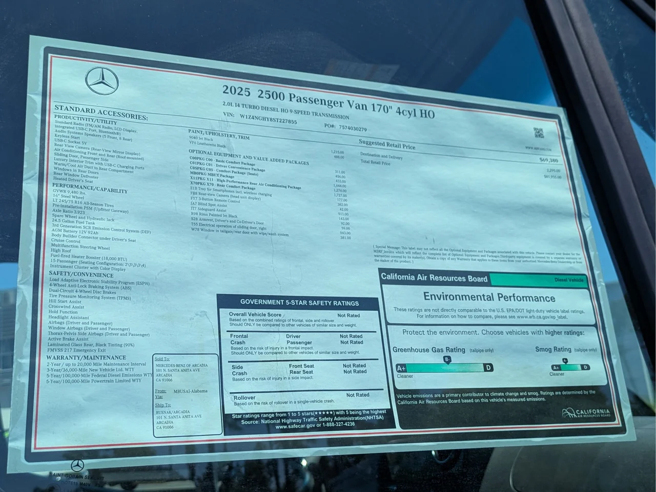 2025 Mercedes-Benz Sprinter Passenger Van Base - Photo 13