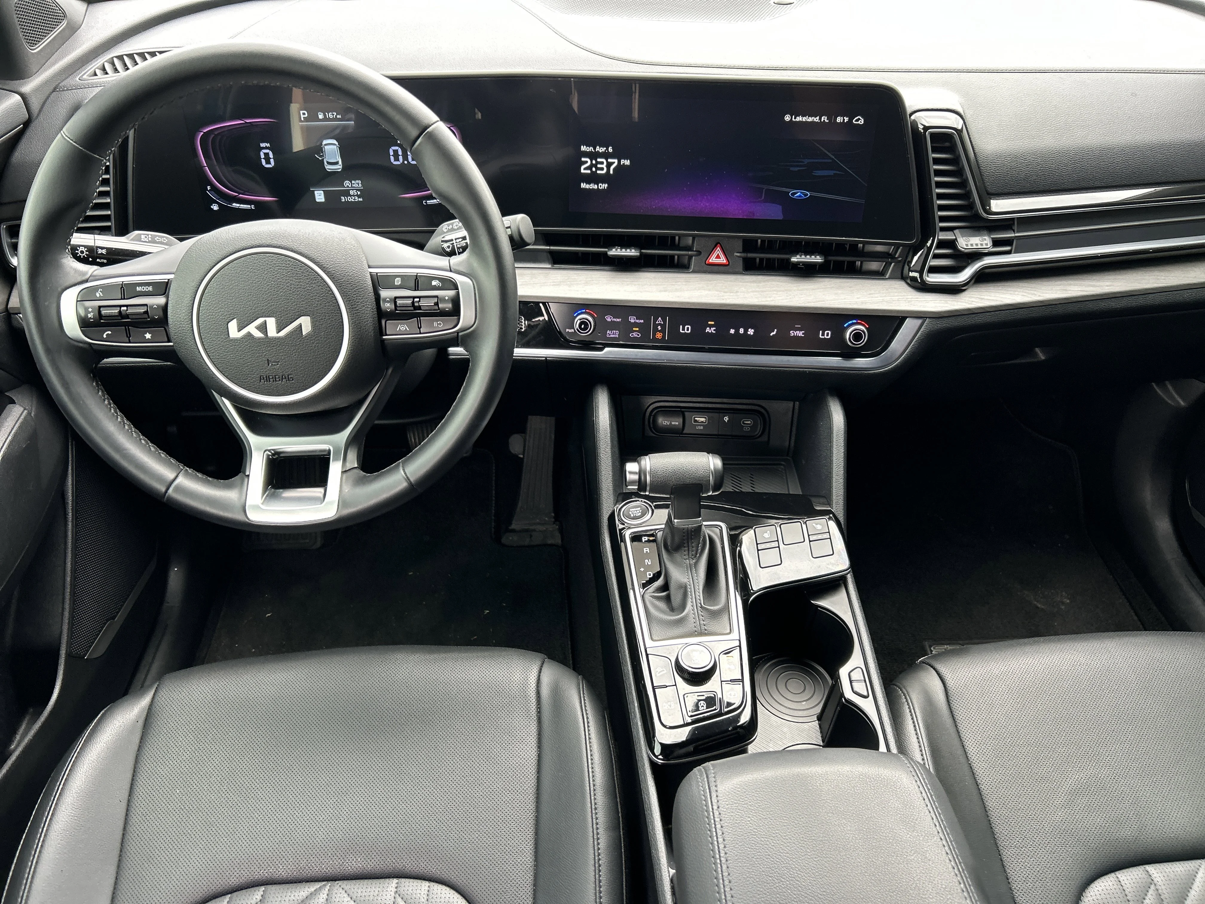 Used 2023 Sapphire Blue Kia X-Line image 14