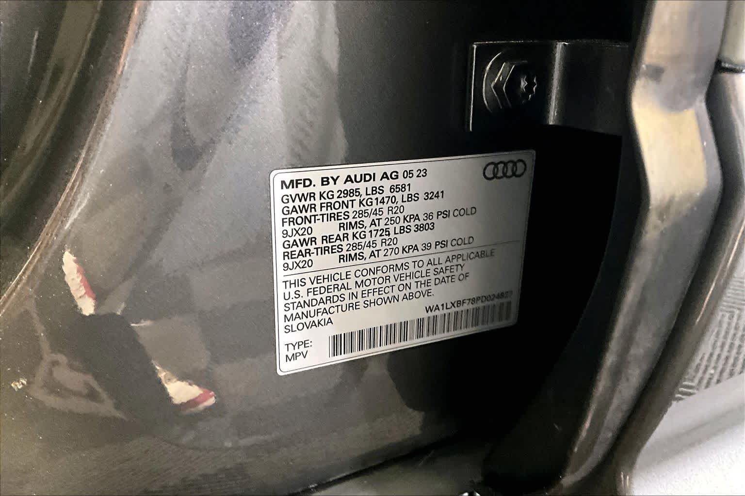 Used 2023 Samurai Gray Metallic Audi Premium Plus image 34