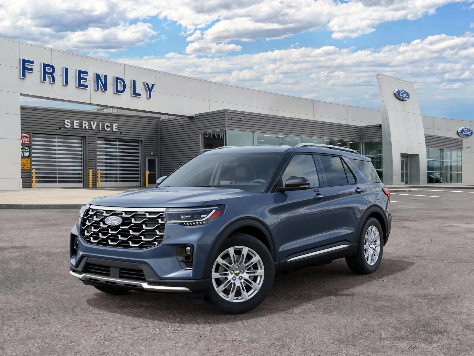New 2027 Vapor Blue Metallic Ford Platinum™ image 2