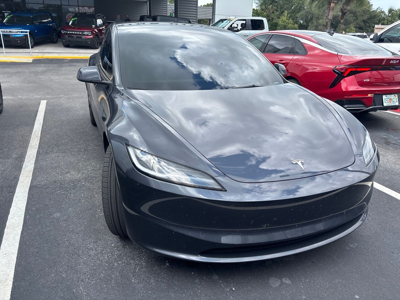 Used 2025 Gray Tesla Long Range image 2