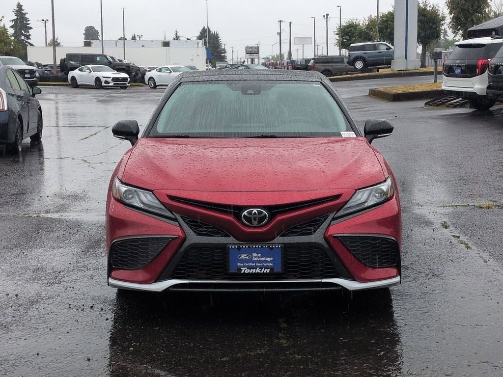 Certified Used 2021 Midnight Black Metallic Toyota XSE image 8