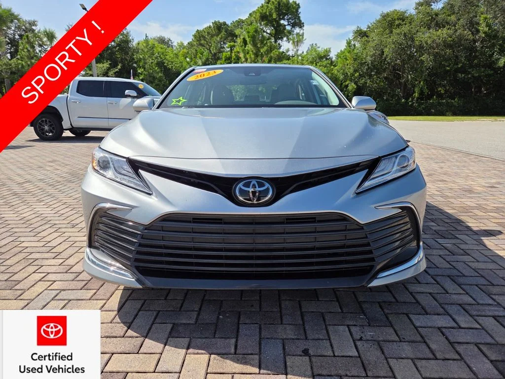 Certified Used 2023 Silver Toyota XLE image 2