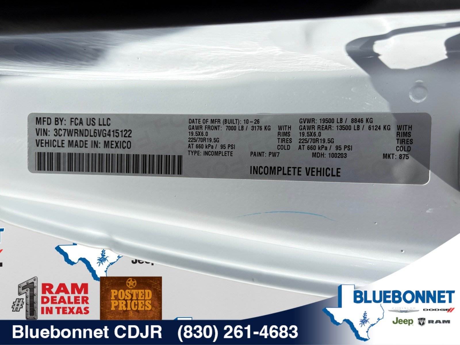 New 2027 Bright White Clear-Coat Paint RAM Tradesman image 24