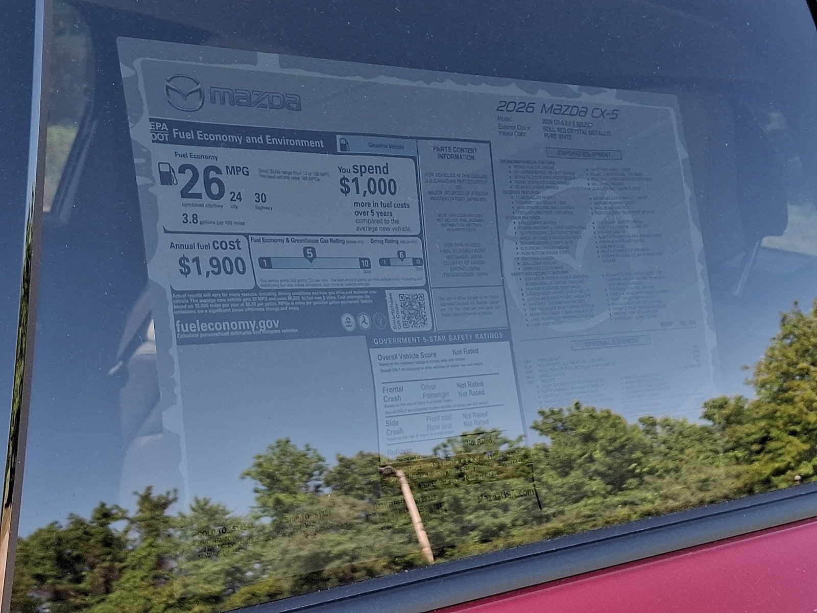 New 2026 Soul Red Crystal Metallic Mazda 2.5 S Select AWD image 12