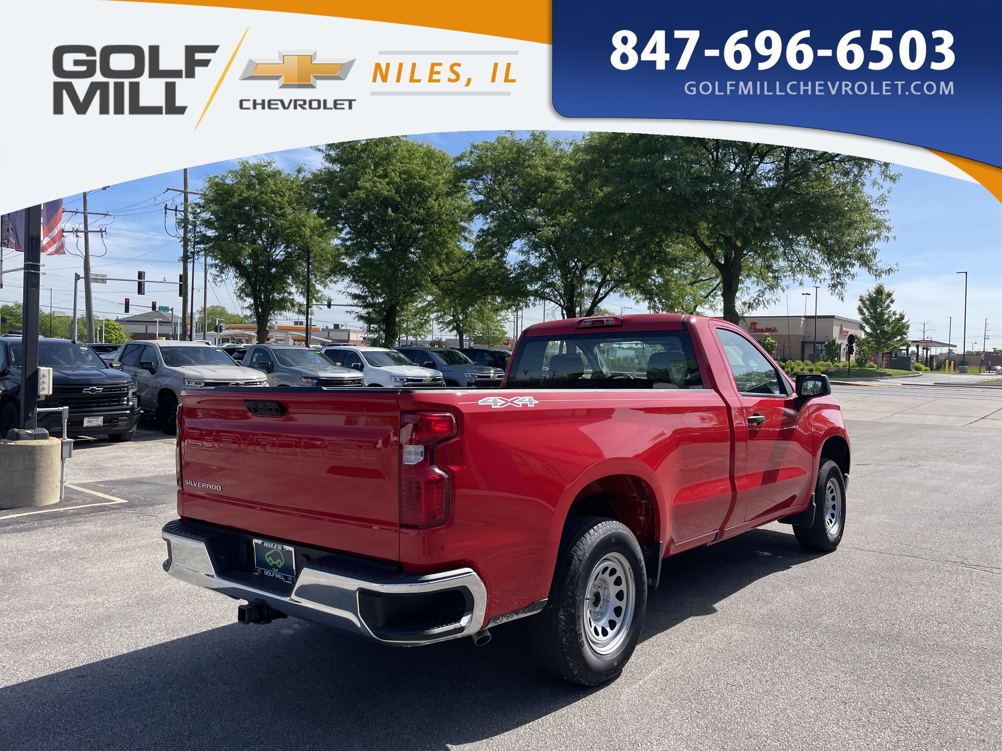 Used 2025 Red Hot Chevrolet Work Truck image 5