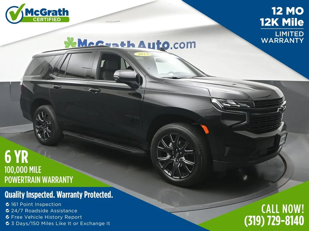 Certified Used 2024 Black Chevrolet RST image 1