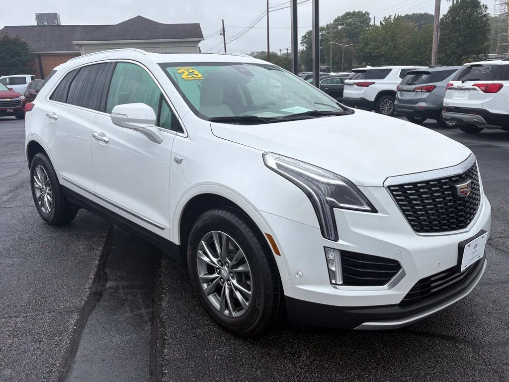 Used 2023 CRYSTAL WHITE TRICOAT Cadillac AWD Premium Luxury image 11