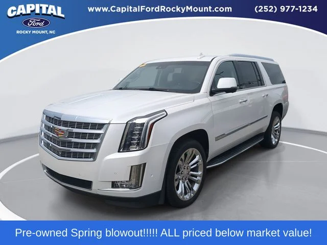 Used 2020 White Cadillac Luxury image 1