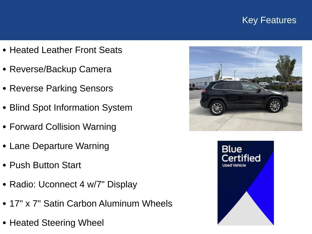 Certified Used 2021 Diamond Black Jeep Latitude Lux image 27