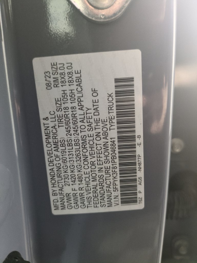 2023 Honda Ridgeline Black Edition - Photo 34