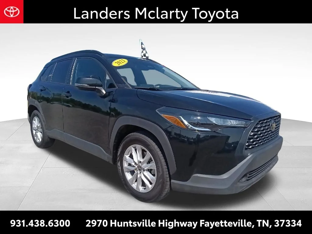 Used 2023 Black Toyota LE image 1