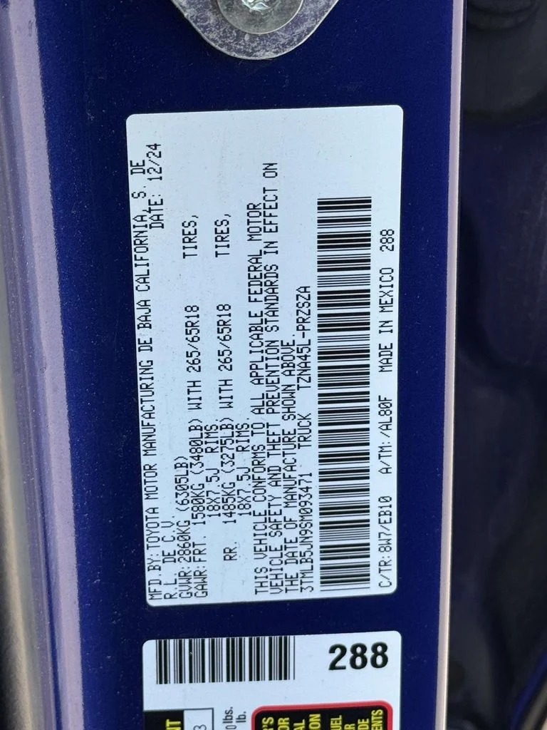 Used 2025 Blue Toyota Limited image 29