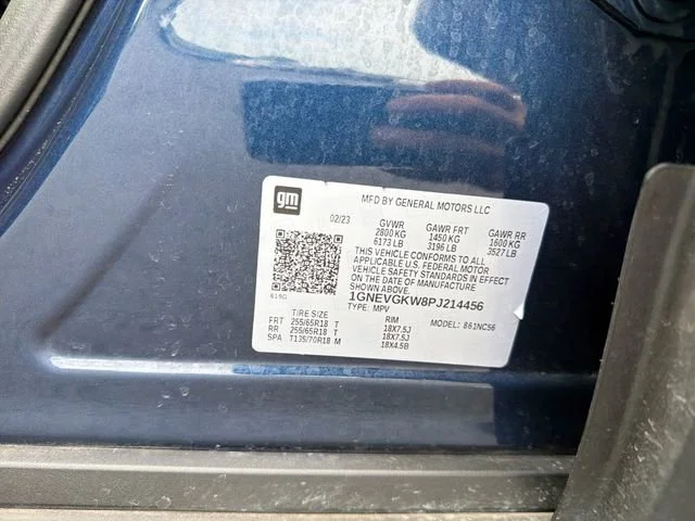 Used 2023 Northsky Blue Metallic Chevrolet LT Cloth image 16