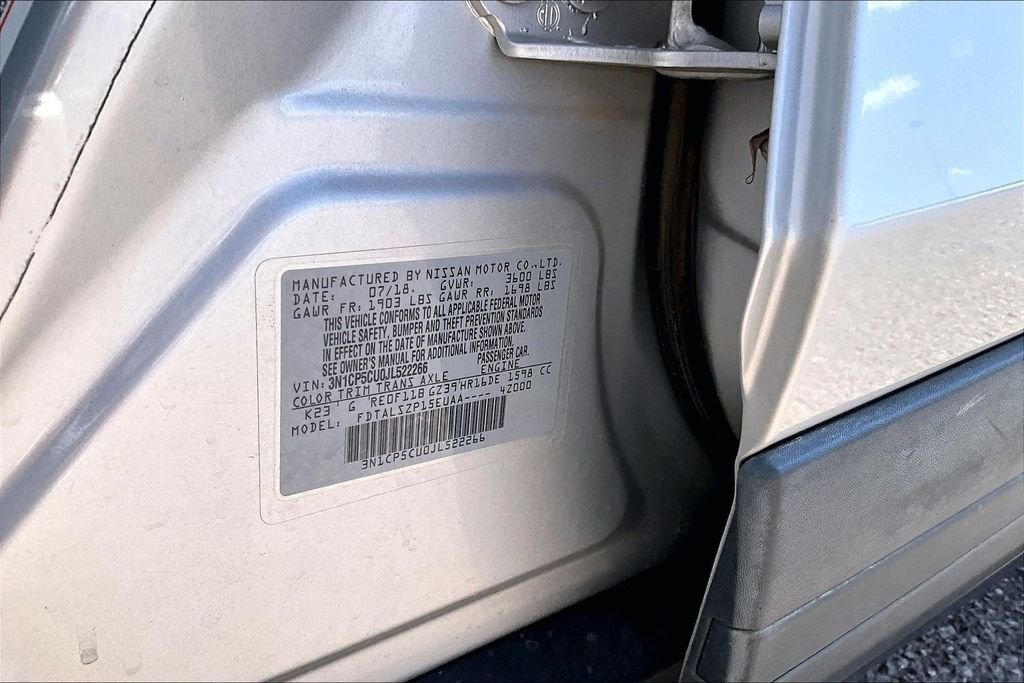 Used 2018 Silver Nissan SV image 28
