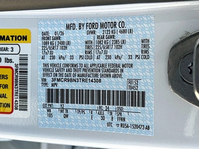 New 2026 Oxford White Ford Big Bend image 20