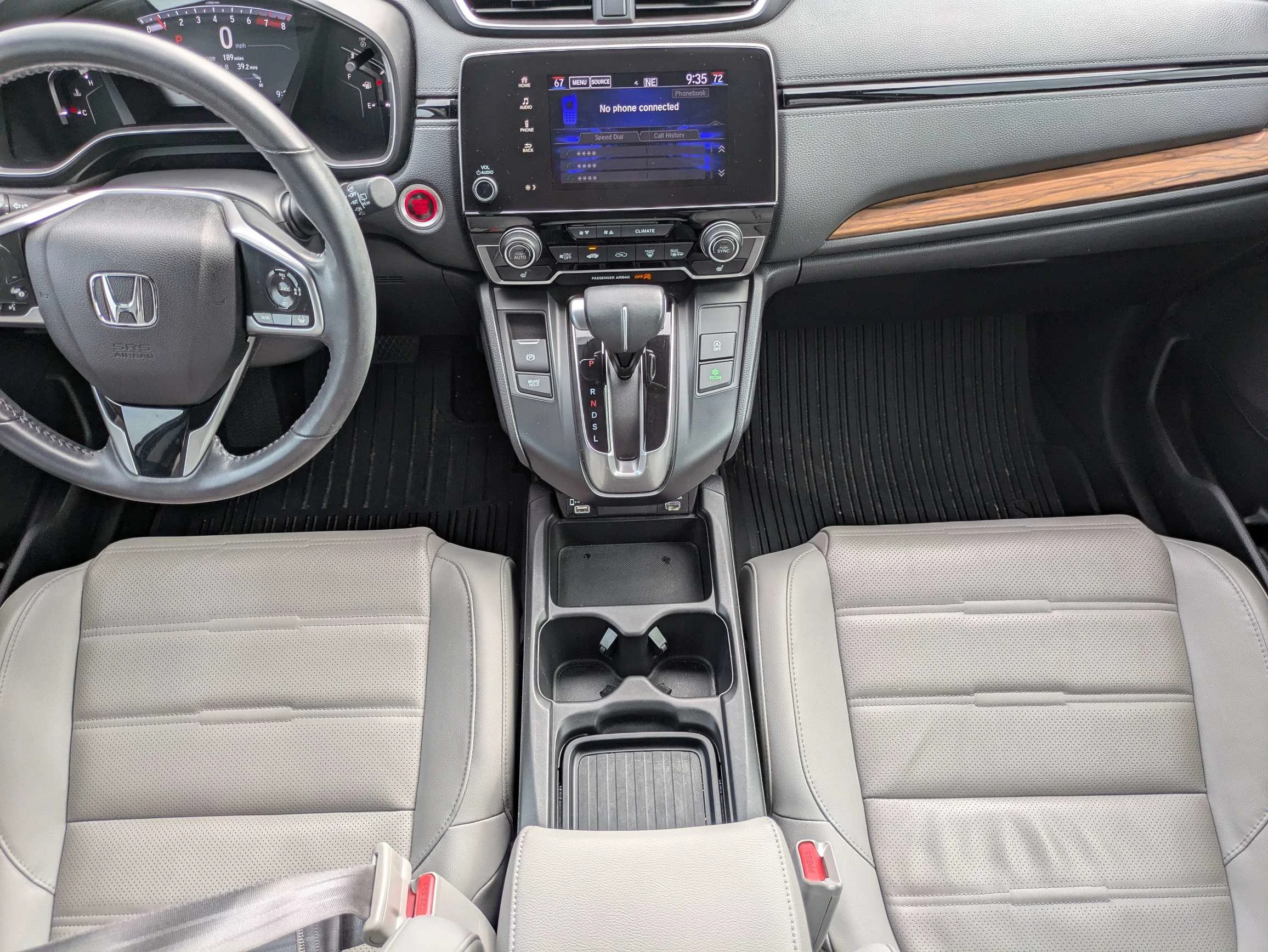 Used 2020 Sonic Gray Pearl Honda EX-L w/Honda Sense Safety System, Leather, & Moonroof image 19