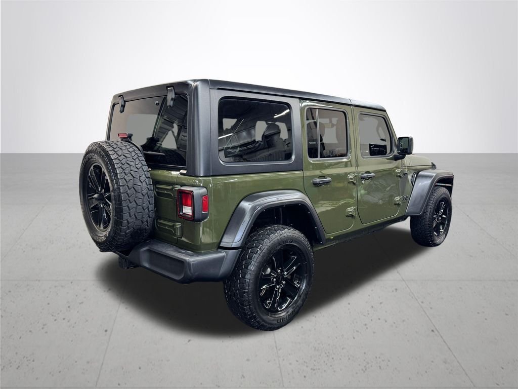 Used 2022 Green Jeep Unlimited Sport Altitude image 8