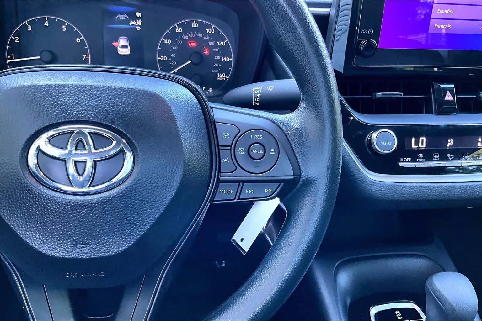 Used 2025 Midnight Black Metallic Toyota LE image 49