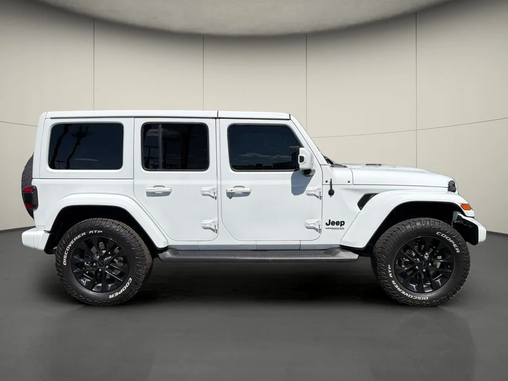 Used 2021 White Jeep Unlimited Sahara High Altitude image 8