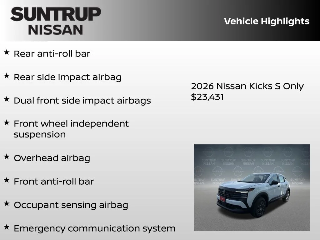 New 2026 White Nissan S image 16