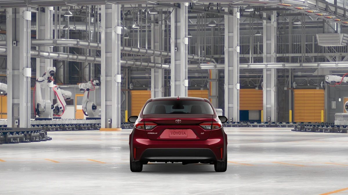 New 2026 Ruby Flare Pearl Toyota LE image 8