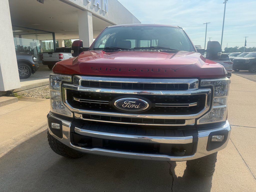 Used 2021 Rapid Red Metallic Tinted Clearcoat Ford LARIAT image 3