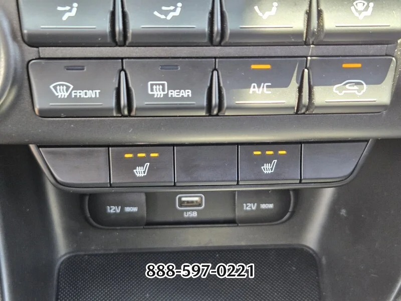 Used 2020 Black Cherry Pearl KIA S image 25