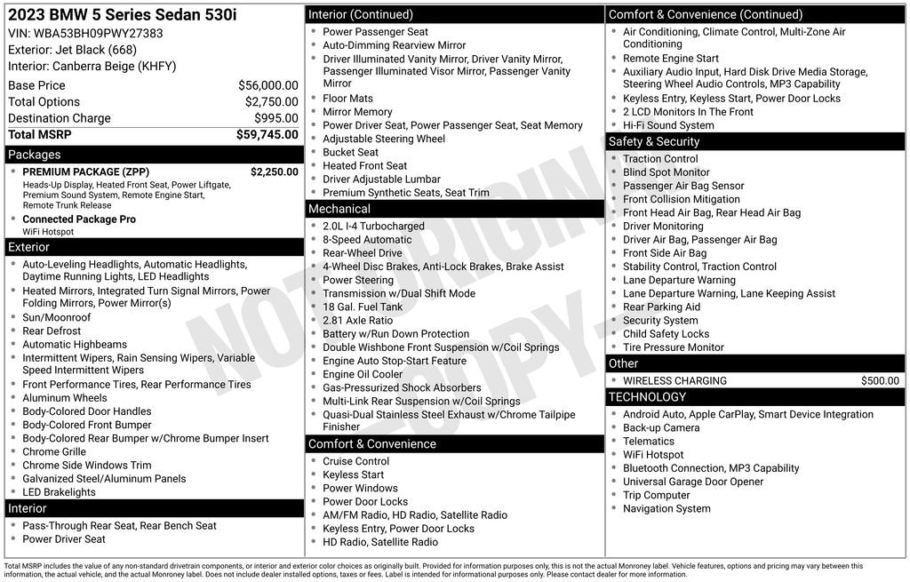 Used 2023 Black BMW i image 41