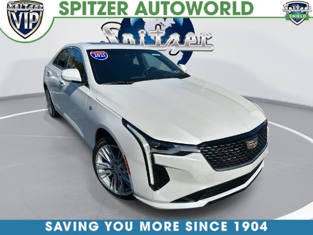 Used 2021 White Cadillac Premium Luxury image 1