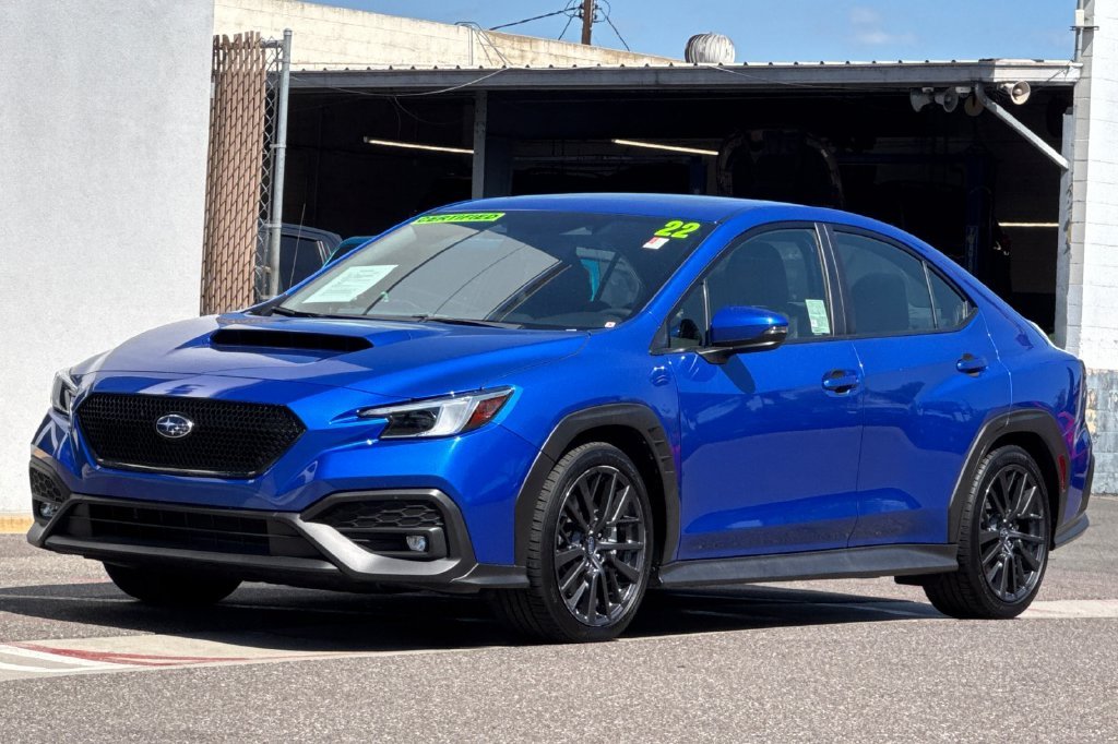 Certified Used 2022 Blue Subaru Limited image 12