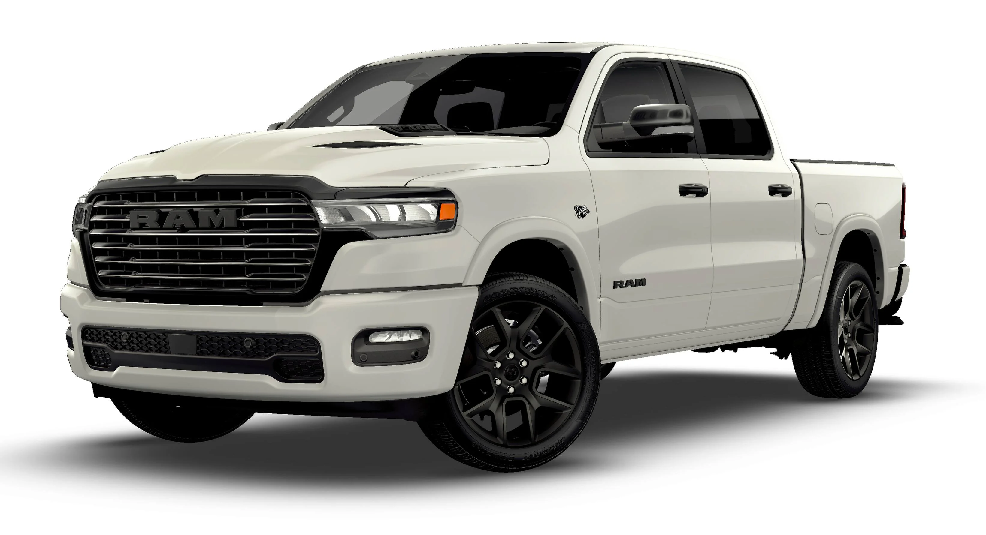 New 2026 Ivory White Tri-Coat Pearl-Coat Exterior Paint RAM LARAMIE image 13