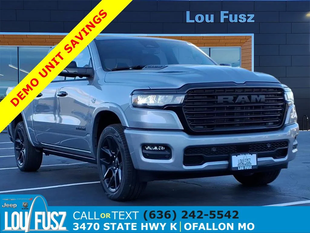 New 2026 Billet Silver Metallic Clear-Coat Exterior Paint RAM Laramie image 1
