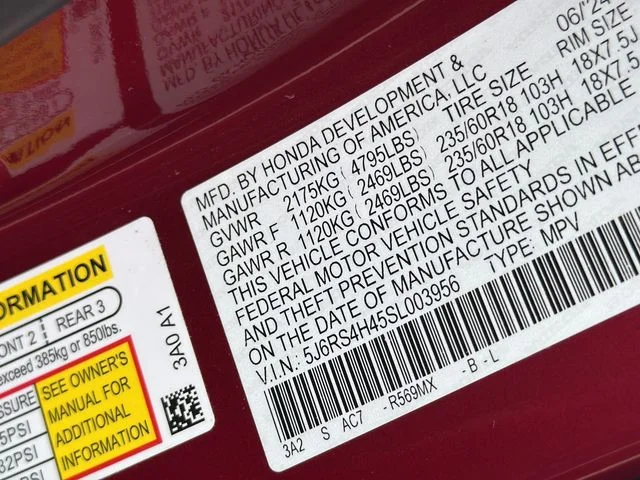 Used 2025 Red Honda EX image 16
