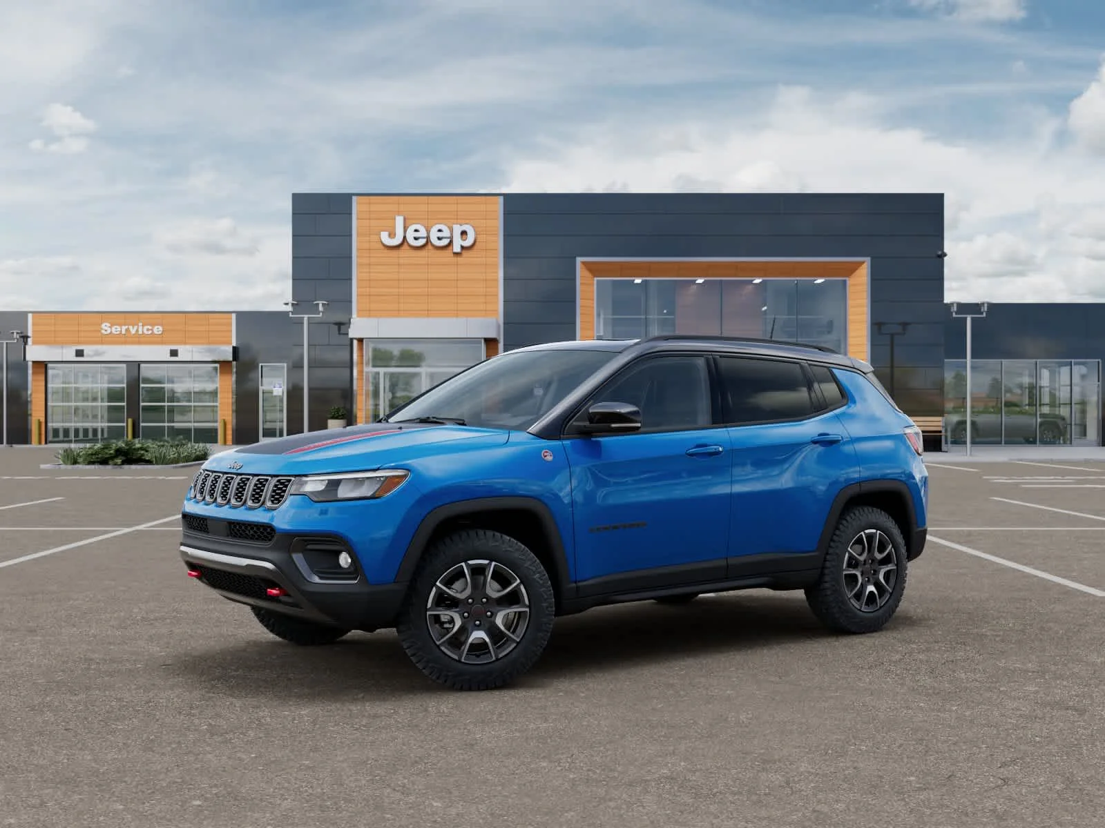 New 2026 Hydro Blue Pearlcoat Jeep Trailhawk image 2