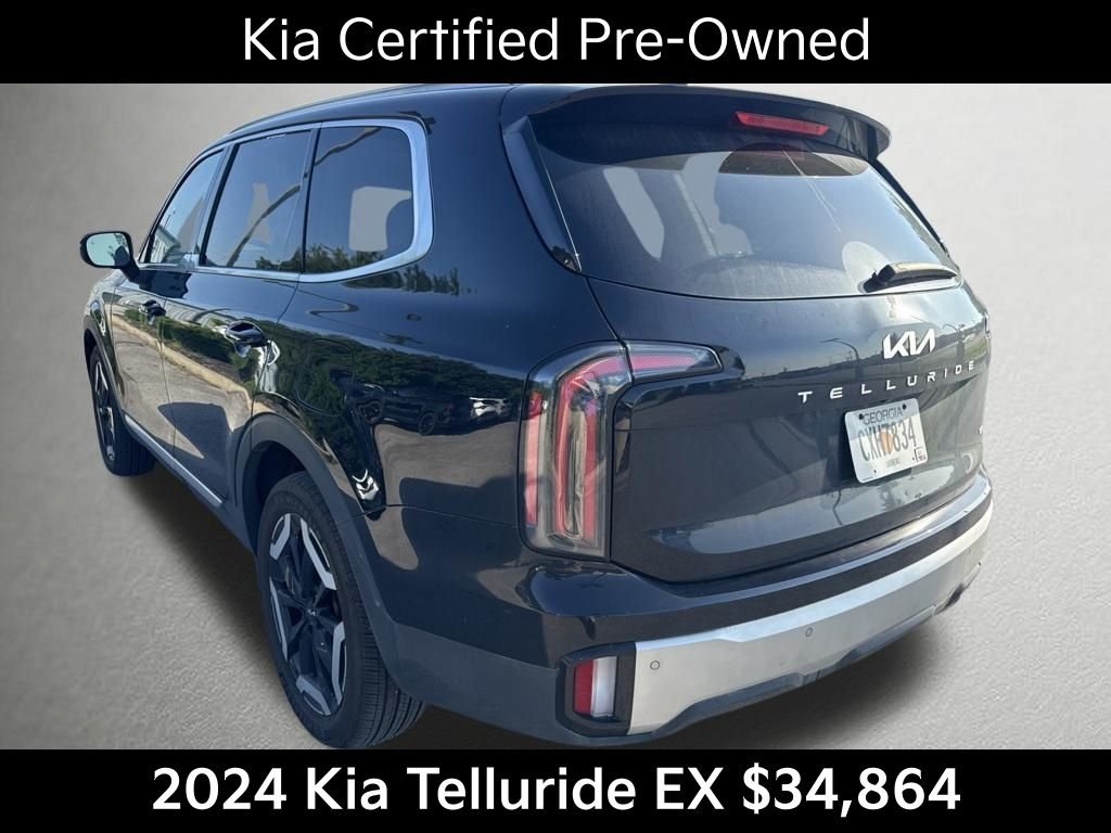 Certified Used 2024 Ebony Black Kia EX image 6