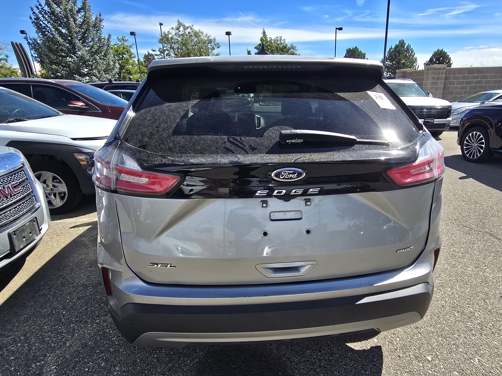 Used 2024 Iconic Silver Metallic Ford SEL image 4