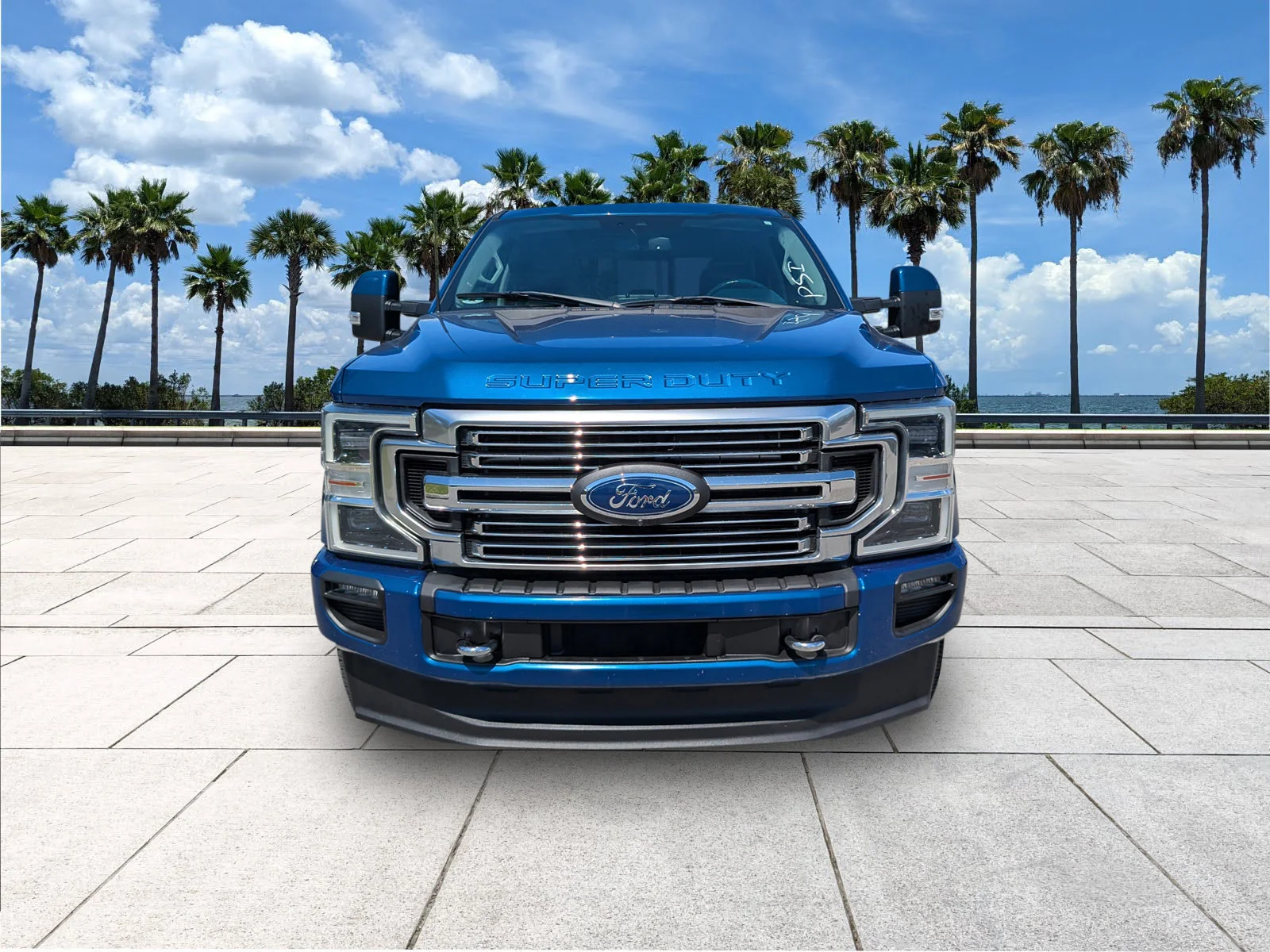 Used 2022 Atlas Blue Metallic Ford Limited image 2