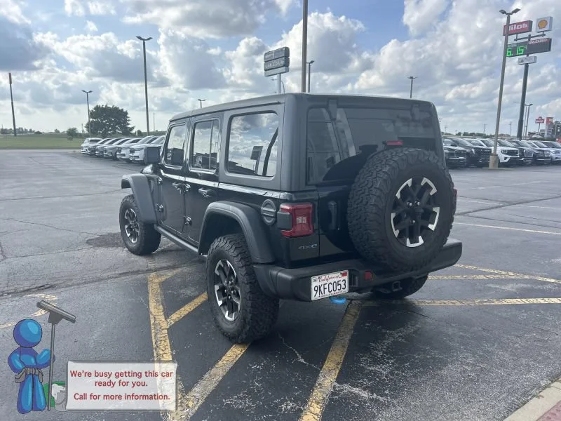 Used 2024 Black Clearcoat Jeep Rubicon image 3